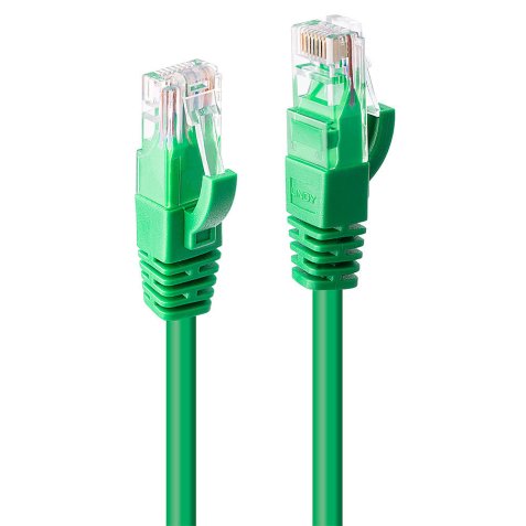 Lindy 48048 câble de réseau Vert 2 m Cat6 U/UTP (UTP)