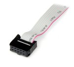 Adaptador de 40cm de Header Bracket Serie DB9 RS232 a IDC 10 Pines para Placa Base - Cabezal Serial