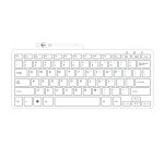 R-Go Tools Clavier ergonomique R-Go Compact, design plat, mini-clavier, QWERTY (US), filaire, noir