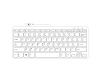 R-Go Tools Clavier ergonomique R-Go Compact, design plat, mini-clavier, QWERTY (US), filaire, noir