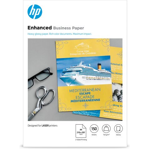 HP Papier brillant laser professionnel 150 gsm - 150 feuilles/A4/210 x 297 mm