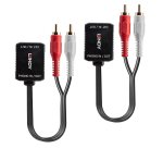 Lindy 70460 extensor audio/video Transmisor de señales AV Negro, Rojo, Blanco