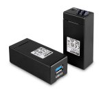 Lindy 42707 extensor audio/video Transmisor y receptor de señales AV Negro