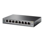 TP-Link TL-SG108PE Géré L2 Gigabit Ethernet (10/100/1000) Connexion Ethernet, supportant l'alimentation via ce port (PoE) Noir