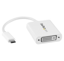 StarTech.com USB-C to DVI Adapter - White