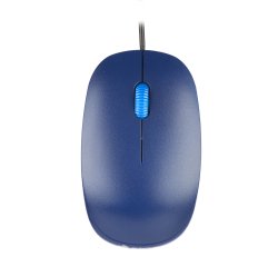 Raton ngs wired flame optico con cable 1000 dpi ambidiestros usb color azul