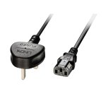 Lindy Câble secteur UK 3 broches vers C13, 2m