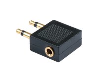 Lindy 35626 changeur de genre de câble 2 x 3.5mm 3.5mm Noir