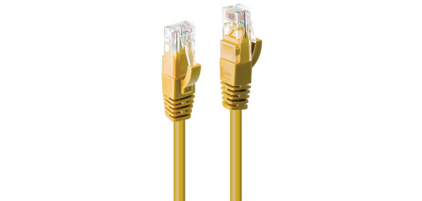 Lindy 48060 cable de red Amarillo 0,3 m Cat6 U/UTP (UTP)