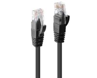 Lindy 1m Cat.6 U/UTP Network Cable, Black