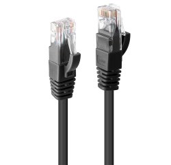Lindy 48076 cavo di rete Nero 0,5 m Cat6 U/UTP (UTP)