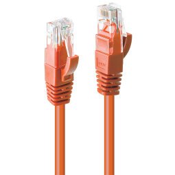 Lindy 48108 câble de réseau Orange 2 m Cat6 U/UTP (UTP)