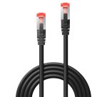 Lindy Câble réseau Noir Cat.6 S/FTP, 1.5m