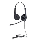 Jabra Biz 1500 Duo QD Auriculares Alámbrico Diadema Oficina/Centro de llamadas Negro