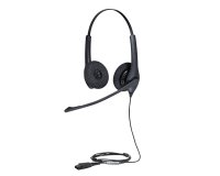 Auriculares Alámbrico Diadema Oficina/Centro de llamadas Jabra Biz 1500 Duo QD  Negro