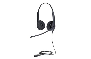 Auriculares Alámbrico Diadema Oficina/Centro de llamadas Jabra Biz 1500 Duo QD  Negro