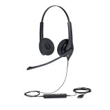 Jabra 1559-0159 écouteur/casque Avec fil Arceau Bureau/Centre d'appels USB Type-A Bluetooth Noir