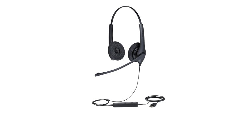 Jabra Biz 1500 Auriculares Alámbrico Diadema Oficina/Centro de llamadas USB tipo A Bluetooth Negro