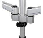 StarTech.com Support de bureau pour 2 écrans avec bras articulés - Multidirectionnel - Empilable - Installation sans outil