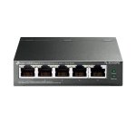 TP-Link TL-SG105PE commutateur réseau Géré L2 Gigabit Ethernet (10/100/1000) Connexion Ethernet, supportant l'alimentation via ce port (PoE) Noir