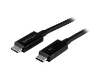 StarTech.com Câble Thunderbolt 3 de 1m, 20Gbps, 100W PD, 4K, Certifié Thunderbolt, Compatible avec Thunderbolt 4/USB 3.2/DisplayPort