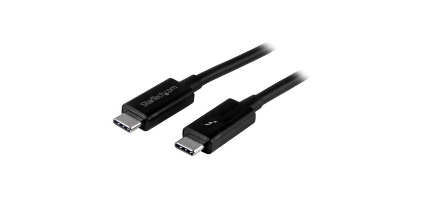 StarTech.com 1m Thunderbolt 3 Kabel, 20Gbps, 100W PD, 4K, Thunderbolt Gecertificeerd, Thunderbolt 4/USB 3.2/DisplayPort Compatibel, Wit