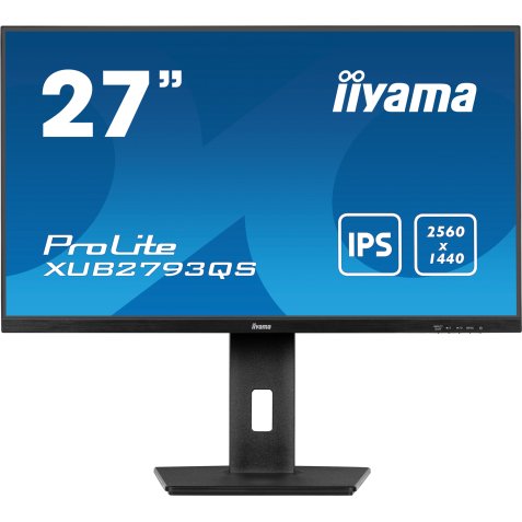 iiyama ProLite XU2793QS-B6 écran plat de PC 68,6 cm (27") 2560 x 1440 pixels 2K Ultra HD LED Noir