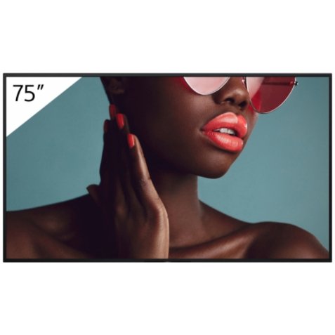 Sony FW-75BZ40L Écran d'affichage dynamique Écran plat de signalisation numérique 190,5 cm (75") LCD Wifi 700 cd/m² 4K Ultra HD Noir Android 24/7
