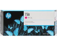 HP Cartucho de tinta magenta DesignJet 738 de 300 ml