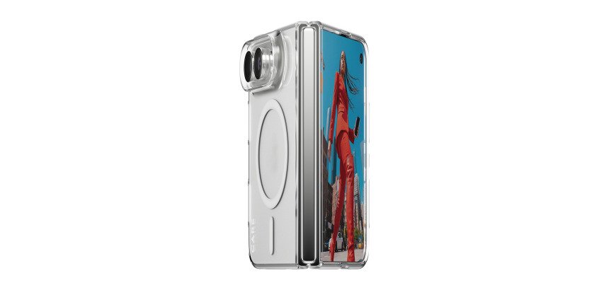 PanzerGlass CARE™ by ® SL1M Case Transparent w. White MagSafe iPhone Duo coque de protection pour téléphones portables 19,3 cm (7.6") Housse