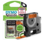 DYMO Authentic D1 Durable Labels | Black Print on Orange Tape | 12 mm x 3 m | High-Performance Label Tape for LabelManager Label Makers