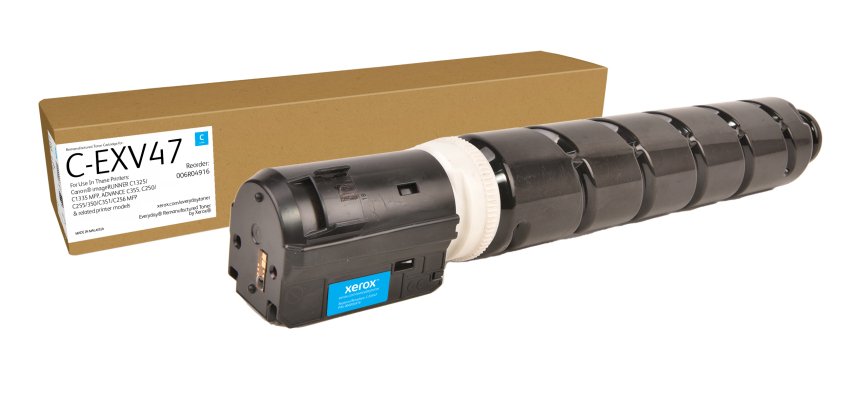 Toner remanufacturé Cyan Everyday™ de Xerox compatible avec Canon C-EXV47 (8517B002), Capacité standard