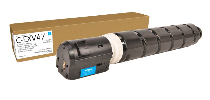 Tóner Everyday™ Cian remanufacturado de Xerox es compatible con Canon C-EXV47 (8517B002), Capacidad estándar