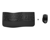 HP 680 CFT Dual-Mode KB/Mse Combo FR clavier Souris incluse Maison RF sans fil + Bluetooth Noir