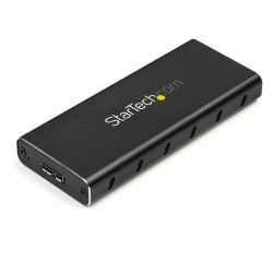 StarTech.com Boîtier USB 3.1 (10 Gb/s) pour SSD SATA M.2 NGFF avec câble USB-C - Aluminium
