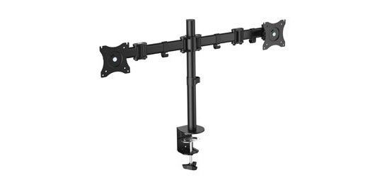 Equip Soporte articulado de sobremesa para dos monitores de 13"-27