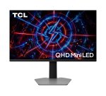 TCL P2 27P2A Monitor Mini LED da 27", risoluzione QHD (2560 × 1440), frequenza di aggiornamento fino a 200 Hz, pannello HFS (IPS), certificazione VESA DisplayHDR 600, tempo di risposta 1 ms GTG e compatibilità AMD FreeSync™ Premium.