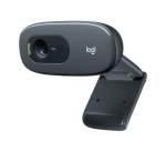 Logitech C270 Webcam HD, HD 720p/30fps, Videochiamate HD Widescreen, Correzione Automatica ?Luminosità, Microfono Riduzione del Rumore, Skype, FaceTime, Hangouts, ?WebEx,PC/Mac/Tablet/Chromebook