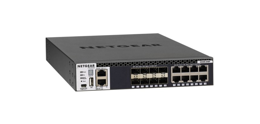 NETGEAR M4300-8X8F Géré L3 10G Ethernet (100/1000/10000) 1U Noir