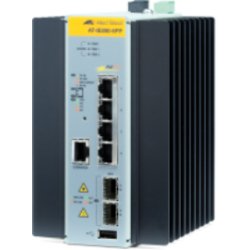 Allied Telesis AT-IE200-6FP-80 Managed L2 Fast Ethernet (10/100) Power over Ethernet (PoE) Black, Grey
