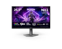 AOC AGON PRO AG276QKD2 écran plat de PC 67,3 cm (26.5") 2560 x 1440 pixels Quad HD QD-OLED Noir, Gris