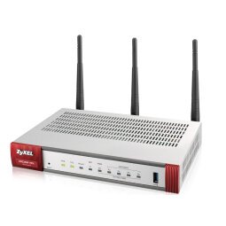 Zyxel USG20W-VPN-EU0101F routeur sans fil Gigabit Ethernet Bi-bande (2,4 GHz / 5 GHz) Gris, Rouge