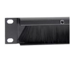 StarTech.com Panneau de Gestion des Câbles à Bande de Brosses Haute Densité 1U, Organiseur de Câbles Horizontal Robuste en Acier pour Centre de Données