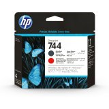 HP Tête d'impression DesignJet 744 noir mat/rouge chromatique