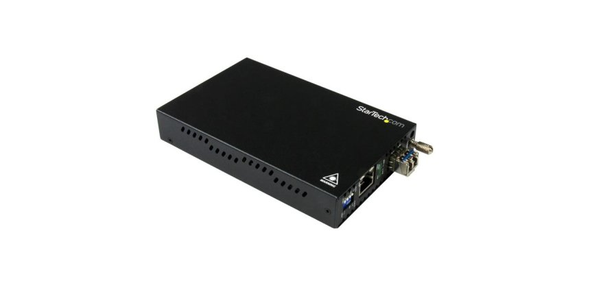 StarTech.com Convertisseur de média fibre optique Gigabit Ethernet - Monomode LC - 20 km