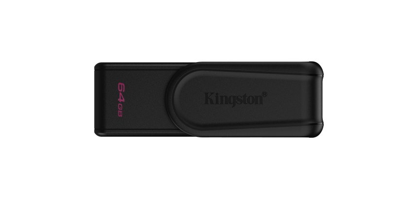 Kingston Technology DataTraveler 64GB Portable USB 3.2 Gen 1 Exodia S (Black/Black)