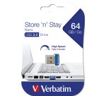 Verbatim Store 'n' Stay NANO - Memoria USB 3.0 da 64 GB - Blu