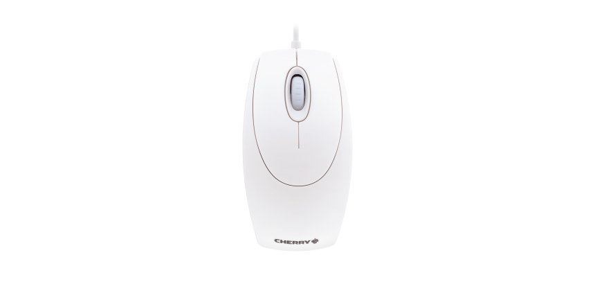 CHERRY WHEELMOUSE OPTICAL Souris filaire, gris clair, PS2/USB