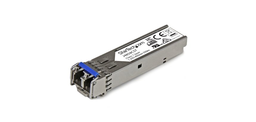 StarTech.com Módulo Transceptor SFP Compatible con HPE J4858C - 1000BASE-SX - Fibra Multimodo MMF de 1GbE - SFP Ethernet Gigabit de 1Gb - LC - 550m - 850nm - HPE 1400, 1700, 1820 DDM