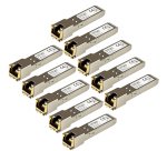 StarTech.com Module SFP GBIC compatible HPE J8177C - Transceiver 1000BASE-T - Paquet de 10